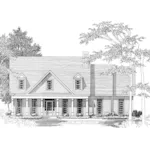 House Plan Front of Home 076D-0149