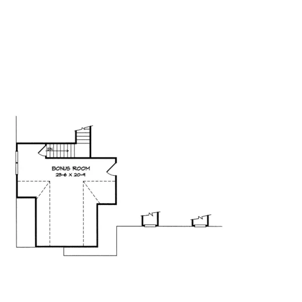 Cape Cod & New England House Plan Bonus Room - Sabino Country Ranch Home 076D-0165 - Shop House Plans and More