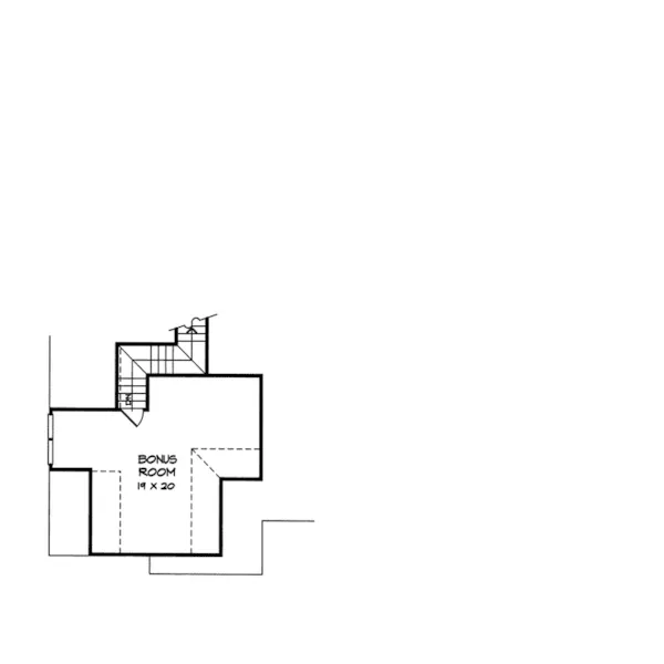 Ranch House Plan Bonus Room - Rupert Traditional Home 076D-0172 - Shop House Plans and More