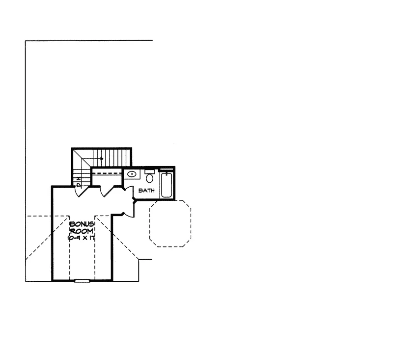 Country House Plan Second Floor - Navarro Mill Country Home 076D-0203 - Shop House Plans and More