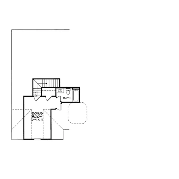 Traditional House Plan Second Floor - Navarro Mill Country Home 076D-0203 - Shop House Plans and More