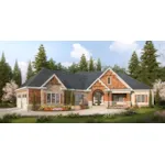 House Plan Front of Home 076D-0212