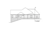 Rustic House Plan Left Elevation - Laurel Park Craftsman Home 076D-0212 - Shop House Plans and More