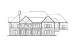 Rustic House Plan Rear Elevation - Laurel Park Craftsman Home 076D-0212 - Shop House Plans and More