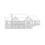 Country House Plan Rear Elevation - Laurel Park Craftsman Home 076D-0212 - Shop House Plans and More