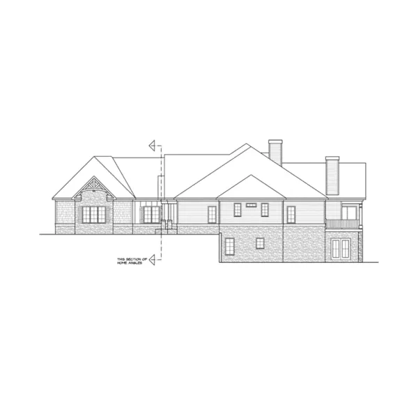 Country House Plan Right Elevation - Laurel Park Craftsman Home 076D-0212 - Shop House Plans and More