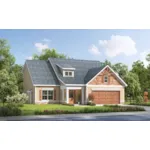 Craftsman House Plan Front of House 076D-0215