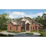 Traditional House Plan Front of House 076D-0216