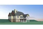 Lake House Plan Rear Photo 01 - Bentwater Craftsman Lake Home 076D-0217 - Search House Plans and More