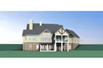 Craftsman House Plan Rear Photo 03 - Bentwater Craftsman Lake Home 076D-0217 - Search House Plans and More