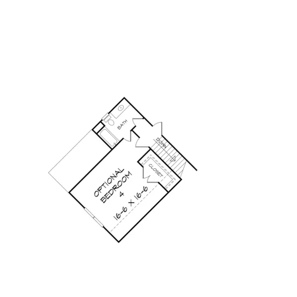 Traditional House Plan Second Floor - Berkshire Parc Craftsman Home 076D-0218 - Search House Plans and More