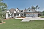 Prairie House Plan Front of Home - Birkdale Park Craftsman Home 076D-0220 - Search House Plans and More