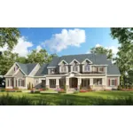 Traditional House Plan Front of House 076D-0224