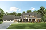 Traditional House Plan Front of Home - Chamblee Park Craftsman Home 076D-0225 - Search House Plans and More