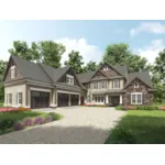 Craftsman House Plan Front of House 076D-0227