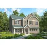 Craftsman House Plan Front of House 076D-0229