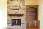 Country House Plan Fireplace Photo 01 - Ellaville Lane Craftsman Home 076D-0230 - Search House Plans and More