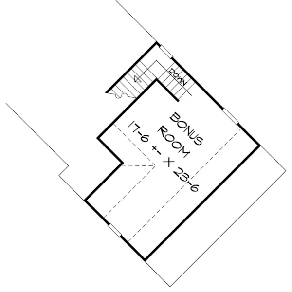 Ranch House Plan Bonus Room - Heritage Park Craftsman Home 076D-0238 - Search House Plans and More