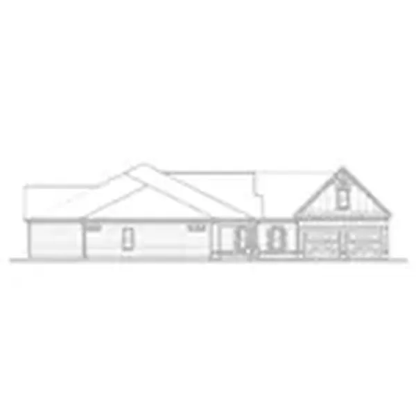 Ranch House Plan Left Elevation - Heritage Park Craftsman Home 076D-0238 - Search House Plans and More