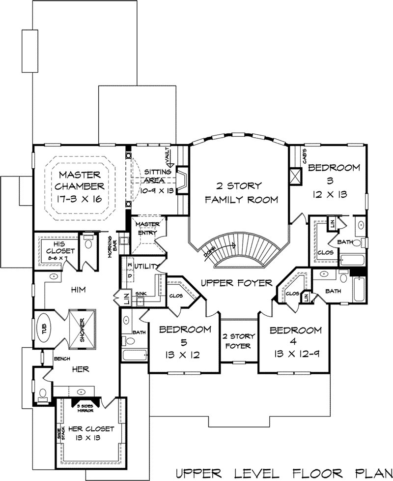 European House Plan Second Floor - Marion Manor Luxury Home 076D-0242 - Shop House Plans and More