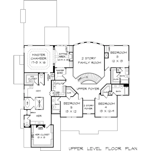 European House Plan Second Floor - Marion Manor Luxury Home 076D-0242 - Shop House Plans and More