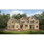 European House Plan Front of Home - Marion Manor Luxury Home 076D-0242 - Shop House Plans and More