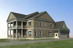 Craftsman House Plan Front Photo 02 - Maryville Lane Southern Home 076D-0243 - Shop House Plans and More