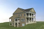 Craftsman House Plan Side View Photo 01 - Maryville Lane Southern Home 076D-0243 - Shop House Plans and More