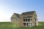 Craftsman House Plan Side View Photo 02 - Maryville Lane Southern Home 076D-0243 - Shop House Plans and More