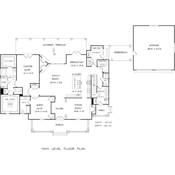 Traditional House Plan First Floor - Oak Grove Lane Country Home 076D-0244 - Shop House Plans and More