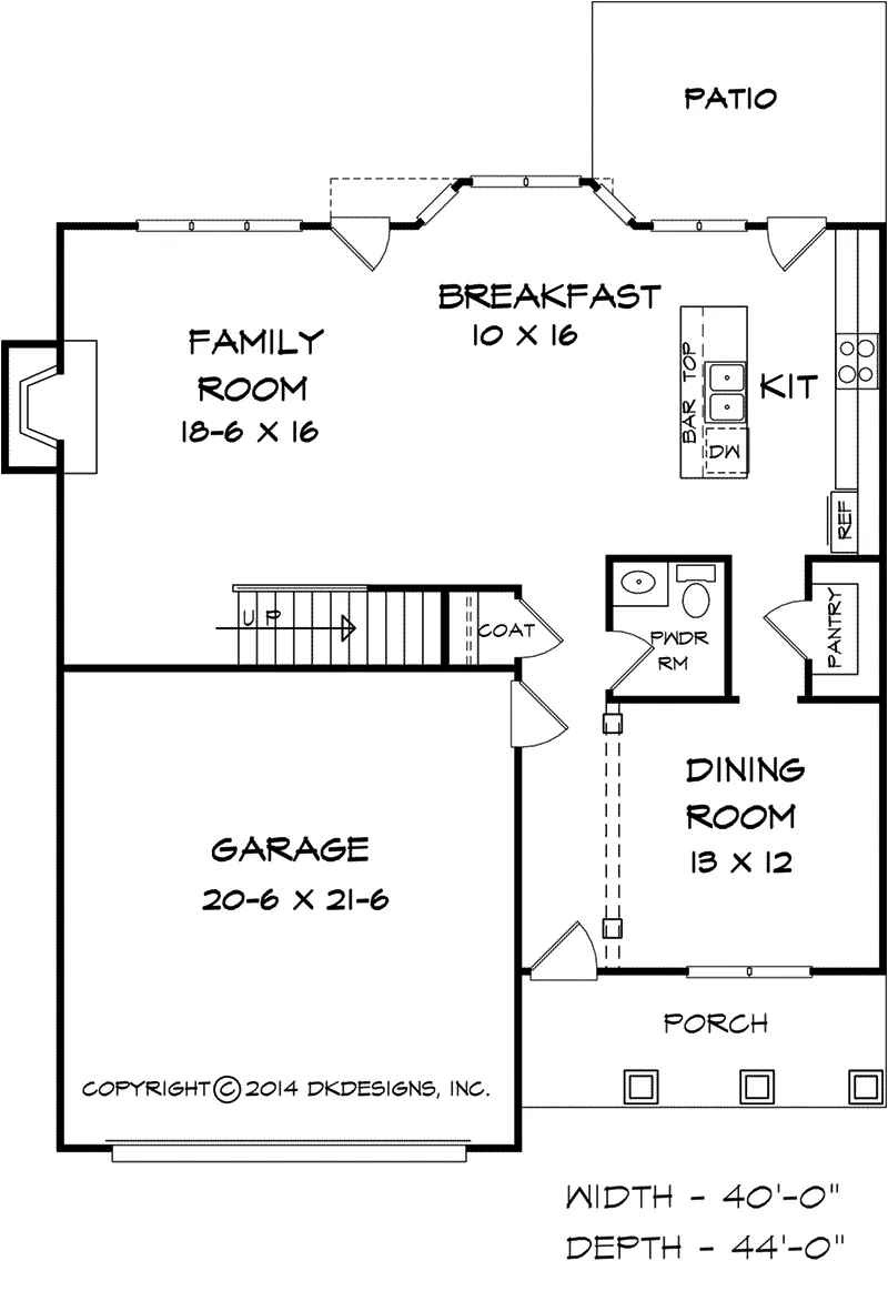 Craftsman House Plan First Floor - Pratsburg Bay Craftsman Home 076D-0247 - Shop House Plans and More