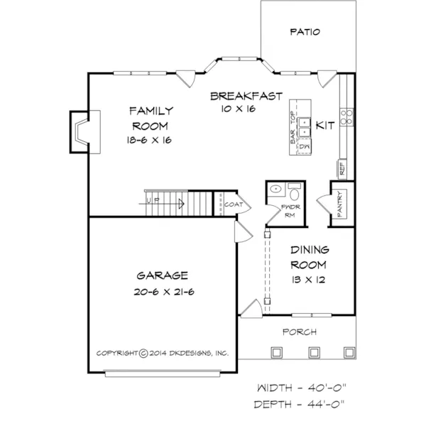 Traditional House Plan First Floor - Pratsburg Creek Country Home 076D-0248 - Shop House Plans and More