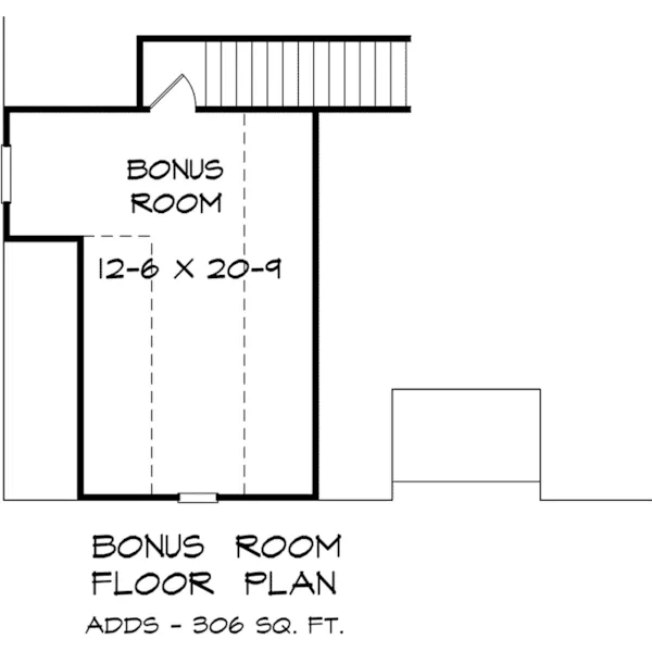 Ranch House Plan Bonus Room - Westpark Way Ranch Home 076D-0253 - Shop House Plans and More