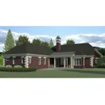 Rear Photo 01 - Davontry Colonial Home 076D-0268 - Search House Plans and More