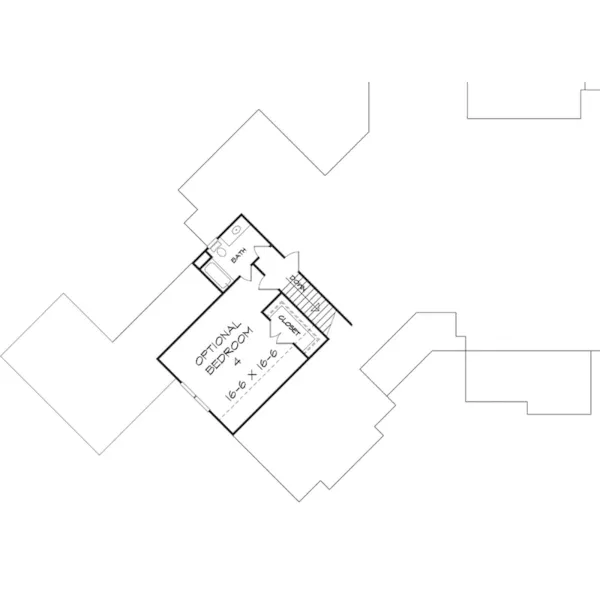 Traditional House Plan Second Floor - Berk Shire Craftsman Home 076D-0276 - Search House Plans and More