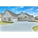 Craftsman House Plan Front of Home - Blacksburg Lane Craftsman Home 076D-0280 - Search House Plans and More