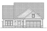 Ranch House Plan Front Elevation - Austinville Bay Ranch Home 076D-0287 - Shop House Plans and More