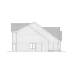 Ranch House Plan Left Elevation - Austinville Bay Ranch Home 076D-0287 - Shop House Plans and More