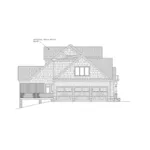 Farmhouse Plan Left Elevation - Chapelhills Luxury Home 076D-0291 - Shop House Plans and More