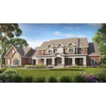 Shingle House Plan Front of Home - Chatham Ridge Luxury Home 076D-0292 - Shop House Plans and More