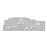 Shingle House Plan Rear Elevation - Chatham Ridge Luxury Home 076D-0292 - Shop House Plans and More