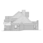 Shingle House Plan Right Elevation - Chatham Ridge Luxury Home 076D-0292 - Shop House Plans and More