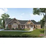 Country House Plan Front of Home - Braden Park Craftsman Home 076D-0297 - Shop House Plans and More