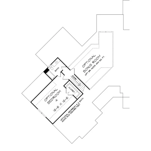 Country House Plan Second Floor - Bankstown Country Home 076D-0300 - Shop House Plans and More