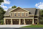 Arts & Crafts House Plan Front of House 076D-0305