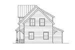Arts & Crafts House Plan Right Elevation - 076D-0320 | House Plans and More