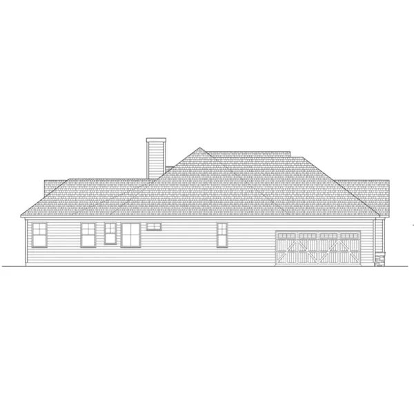 European House Plan Left Elevation - Bradenton Hill Craftsman Home 076D-0310 - Shop House Plans and More