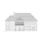 European House Plan Rear Elevation - Bradenton Hill Craftsman Home 076D-0310 - Shop House Plans and More