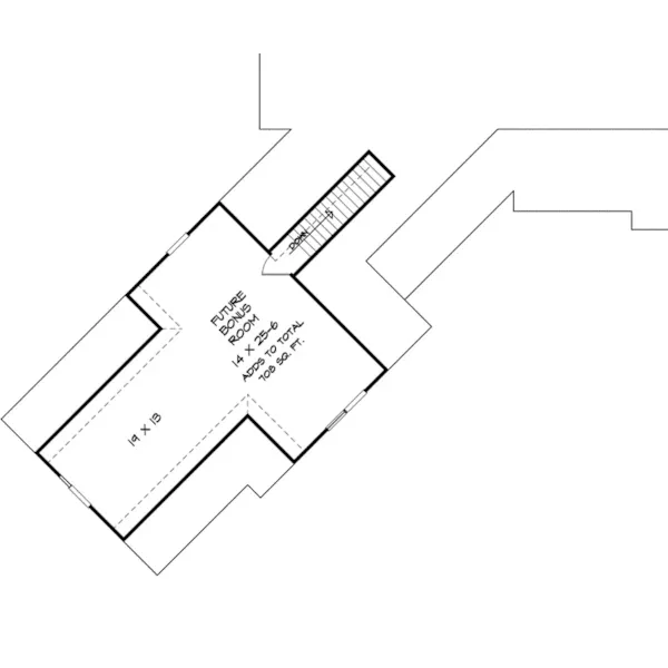 Farmhouse Plan Second Floor - 076D-0312 - Shop House Plans and More