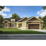 Craftsman House Plan Front of Home - 076D-0315 - Shop House Plans and More